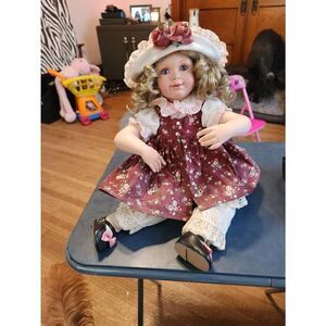 Danbury Mint "Rosie The Boyds Bears Collector Doll" & 3 Plush Boyds Bears Teddy